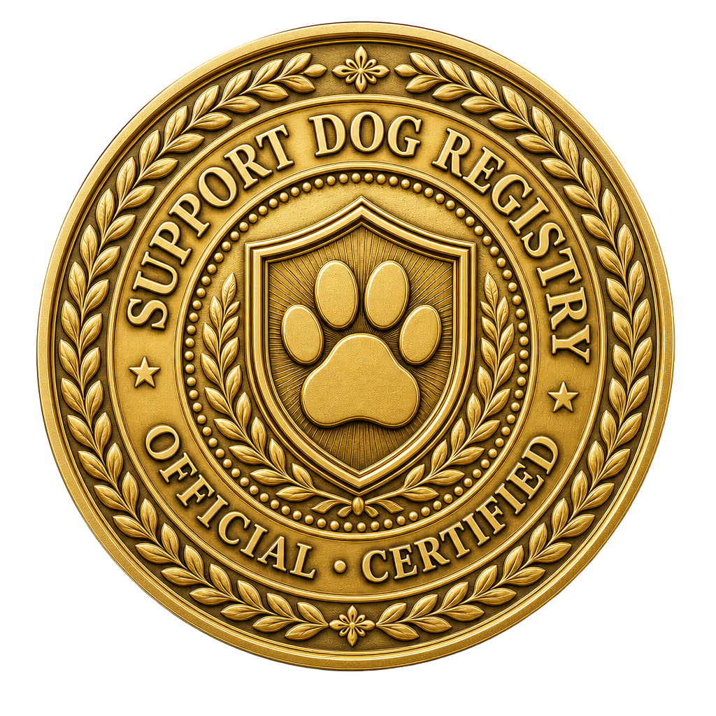 Support Dog Registry official seal